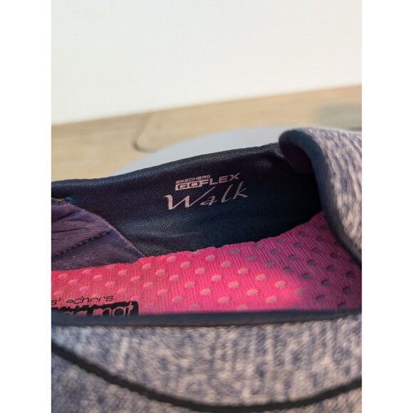 Skechers Women's Go Flex Walk 14010 Navy Round Toe Slip On Sneaker Shoes Sz 9.5 - Picture 11 of 11